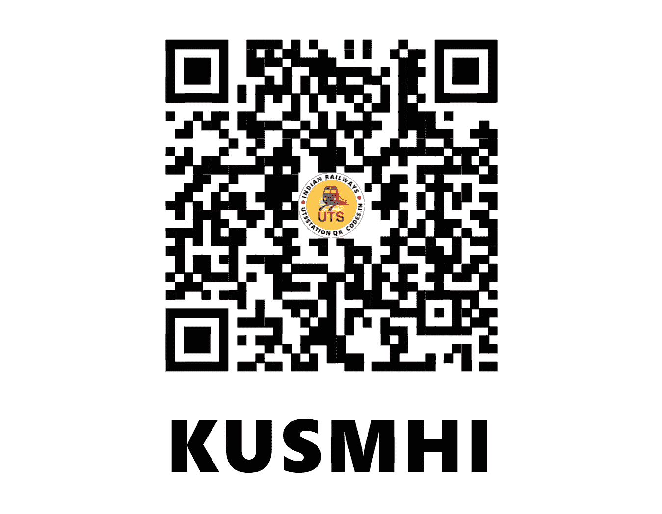 UTS QR Code for KUSMHI - KHM - NE (UTTAR PRADESH)
